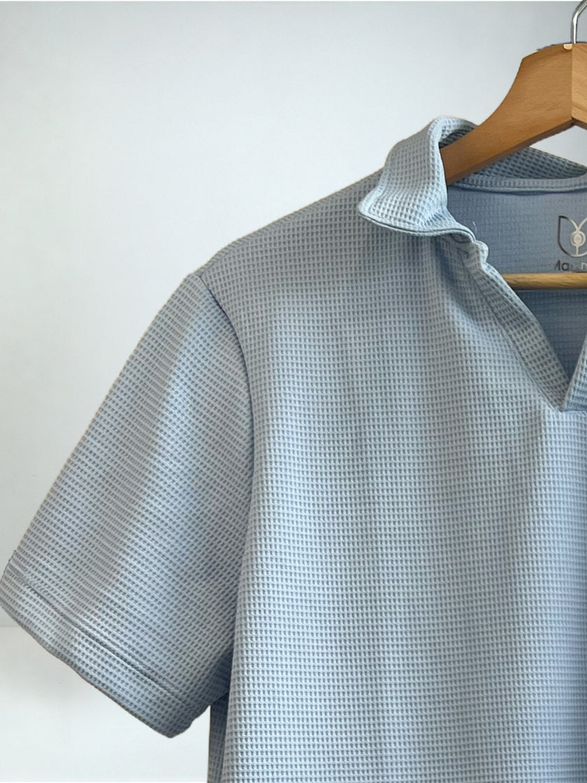 Conjunto AZUL CIELO Waffle