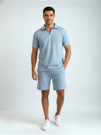 Conjunto AZUL CIELO Waffle