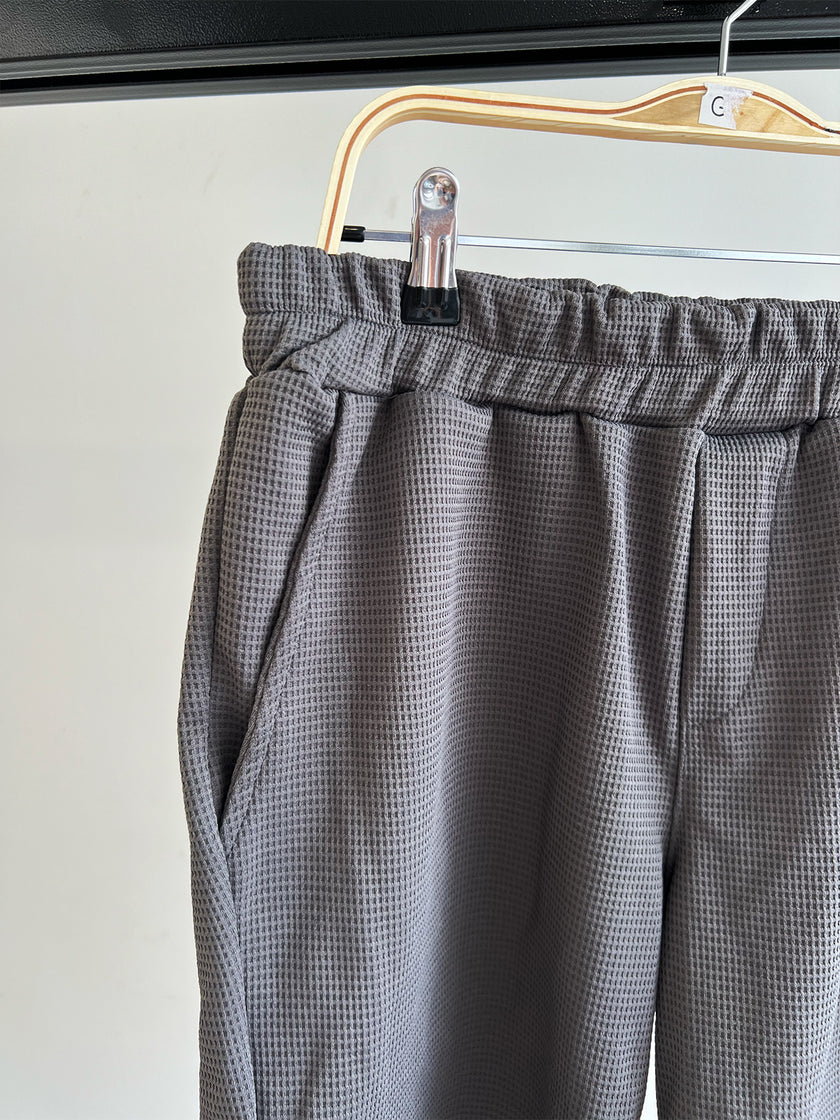 Conjunto Gris Oscuro Waffle