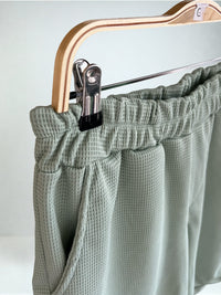 Conjunto VERDE HOJA Waffle