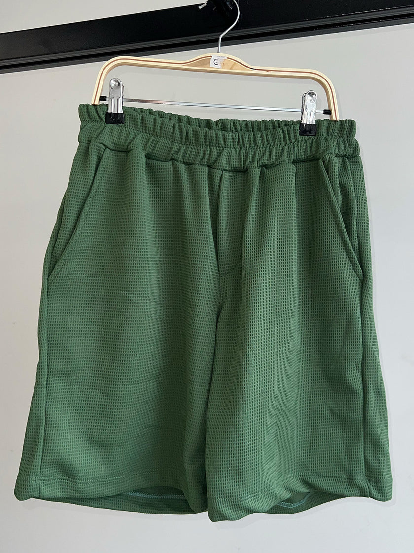 Conjunto Bottle Green Waffle