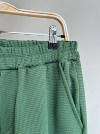 Conjunto Bottle Green Waffle