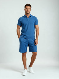 Conjunto AZUL COBALTO Waffle