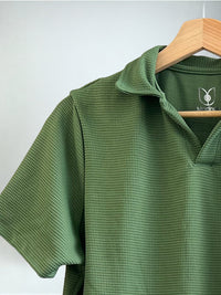 Conjunto Bottle Green Waffle